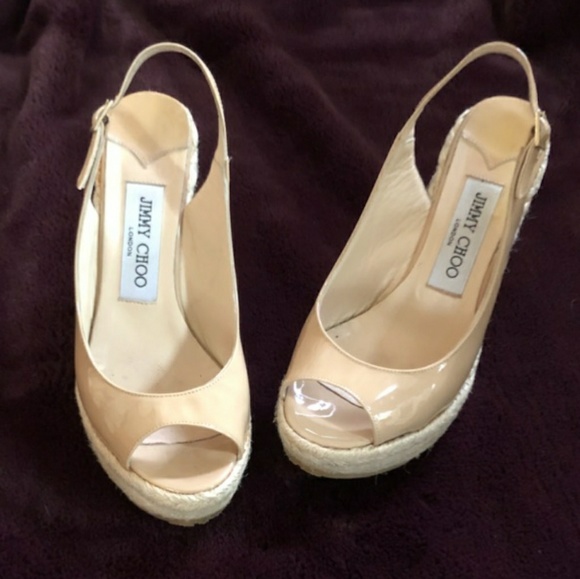 Jimmy Choo Shoes - Jimmy Choo polar Pat size 35nude color